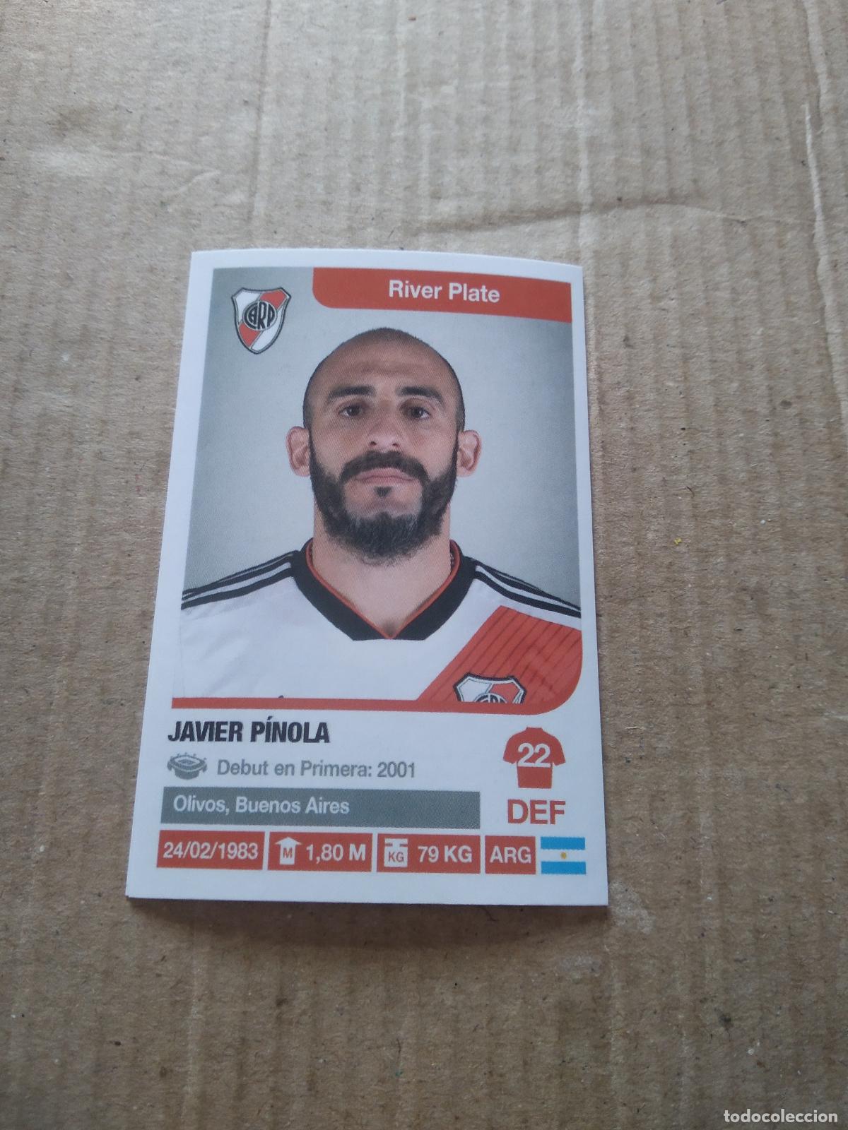 Figurine di Calcio: 263 JAVIER PINOLA RIVER PLATE CROMO FUTBOL ARGENTINO 18-19 PANINI LIGA ARGENTINA 2018-2019