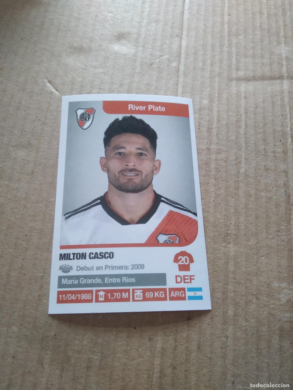 Figurine di Calcio: 264 MILTON CASCO RIVER PLATE CROMO FUTBOL ARGENTINO 18-19 PANINI LIGA ARGENTINA 2018-2019