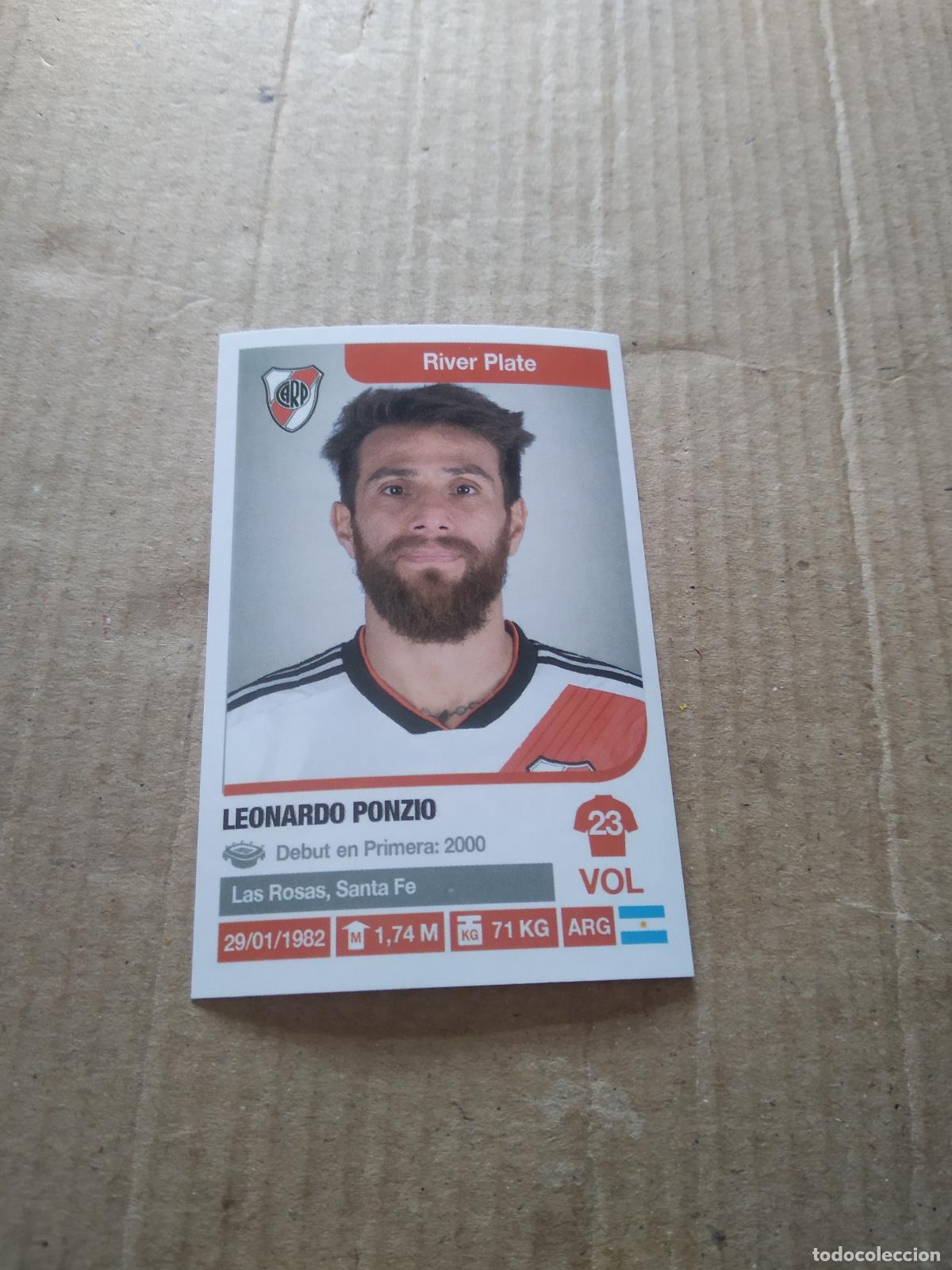 Figurine di Calcio: 266 LEONARDO PONZIO RIVER PLATE CROMO FUTBOL ARGENTINO 18-19 PANINI LIGA ARGENTINA 2018-2019
