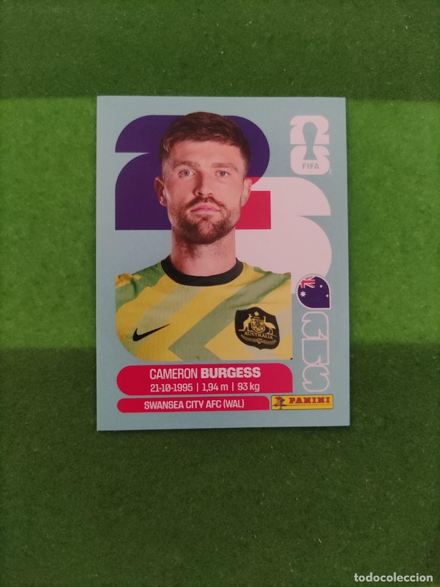 Cromos de F&uacute;tbol: Burgess Australia AUS 8 Sticker Mundial 2026 FIFA World Cup / Sin pegar