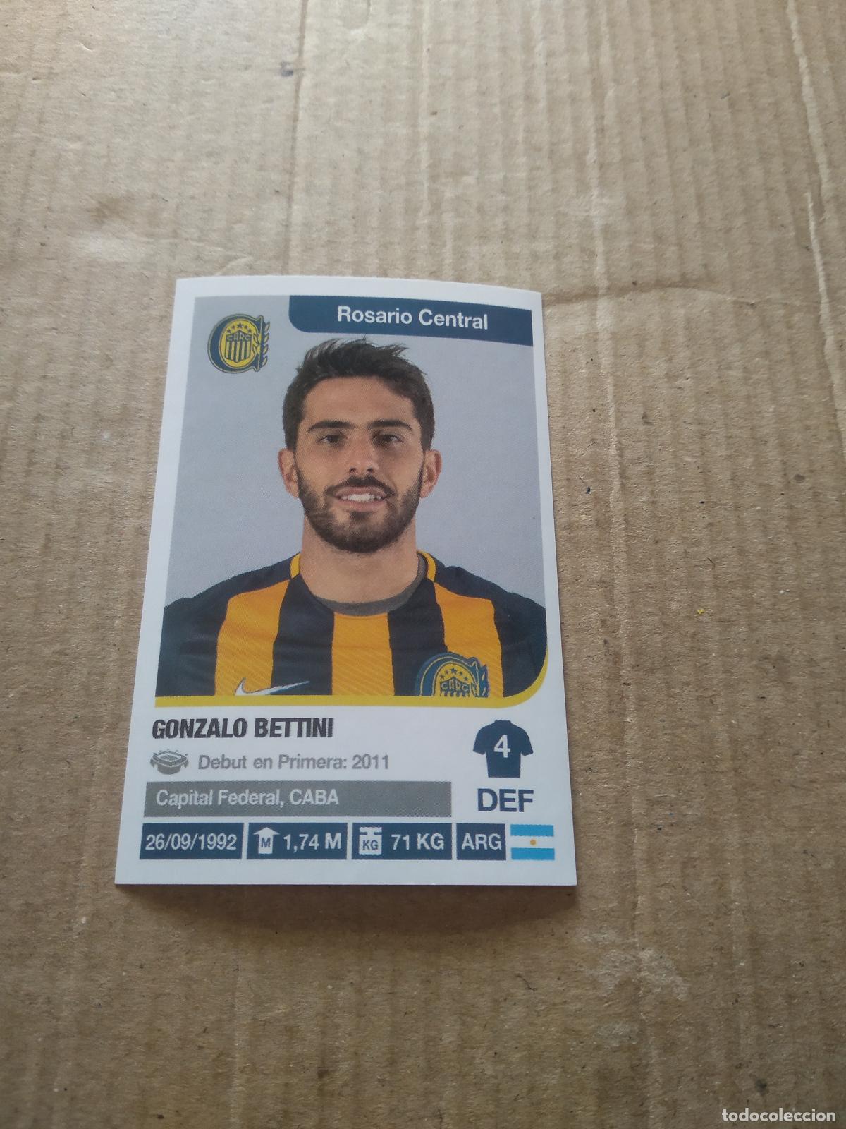 Cromos de F&uacute;tbol: 277 GONZALO BETTINI ROSARIO CENTRAL CROMO FUTBOL ARGENTINO 18-19 PANINI LIGA ARGENTINA 2018-2019