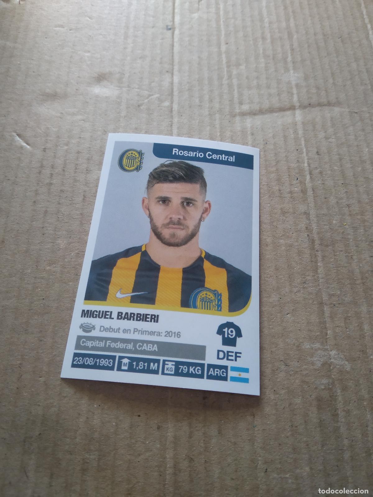 Cromos de F&uacute;tbol: 278 MIGUEL BARBIERI ROSARIO CENTRAL CROMO FUTBOL ARGENTINO 18-19 PANINI LIGA ARGENTINA 2018-2019