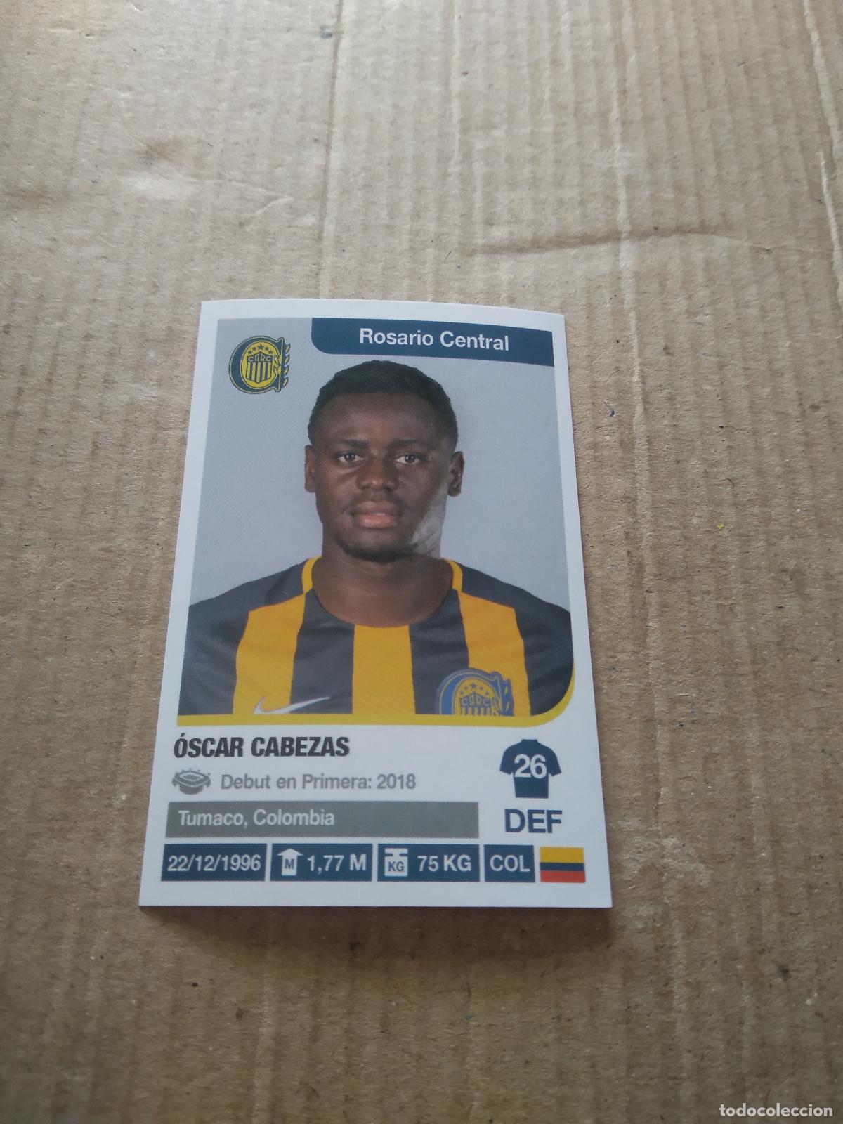 Cromos de F&uacute;tbol: 279 OSCAR CABEZAS ROSARIO CENTRAL CROMO FUTBOL ARGENTINO 18-19 PANINI LIGA ARGENTINA 2018-2019