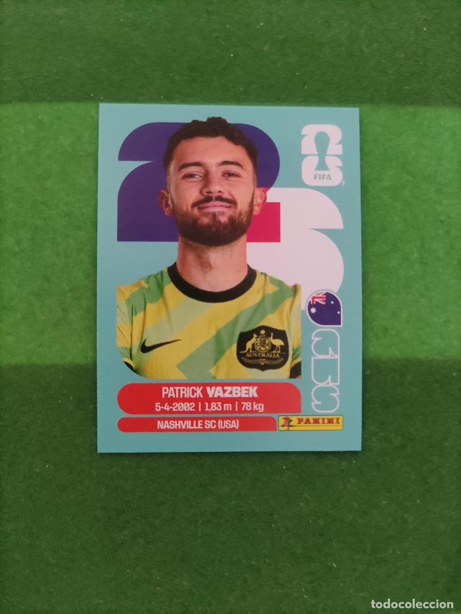 Cromos de F&uacute;tbol: Vazbek Australia AUS 16 Sticker Mundial 2026 FIFA World Cup / Sin pegar