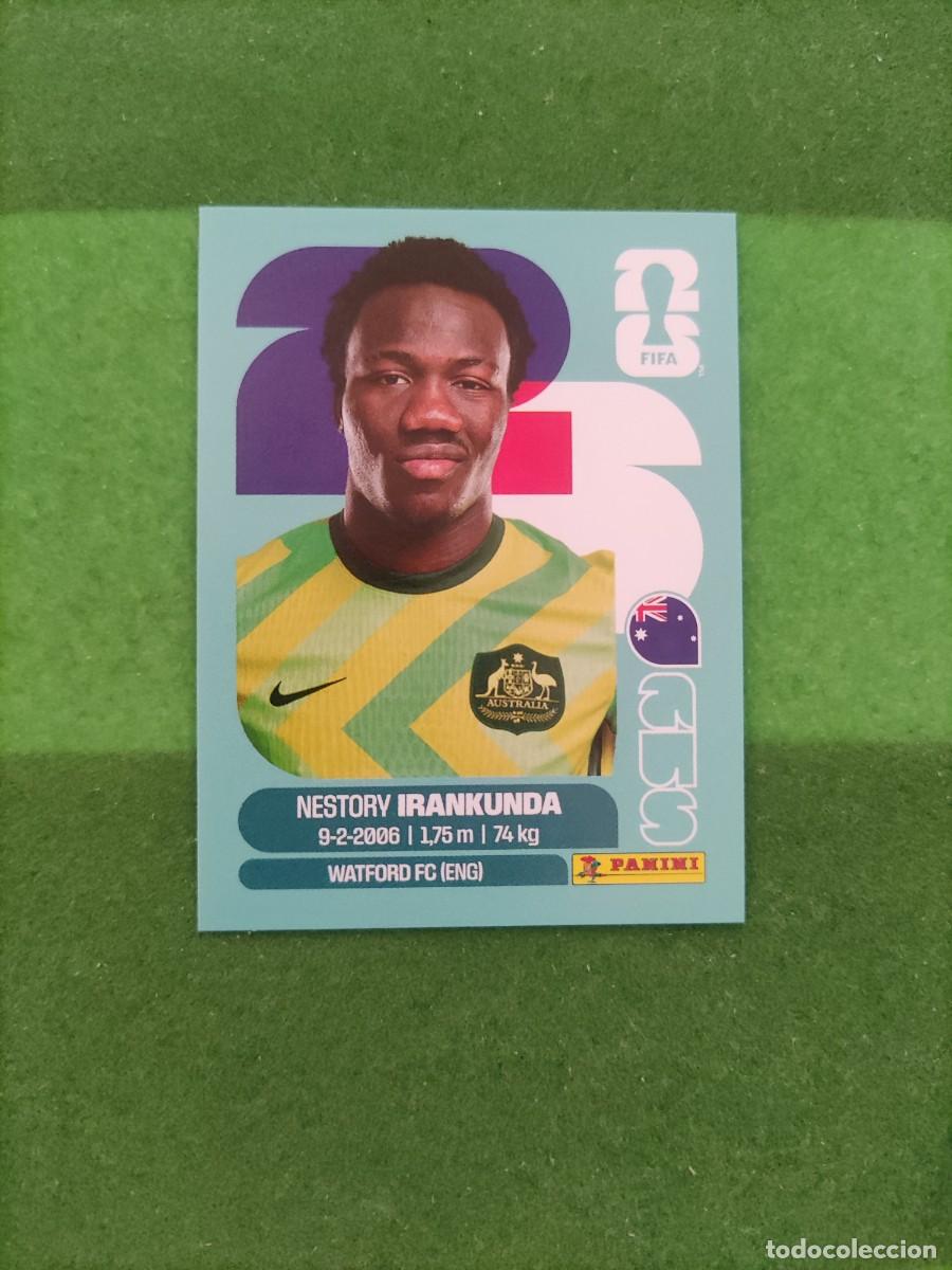 Cromos de F&uacute;tbol: Irankunda Australia AUS 19 Sticker Mundial 2026 FIFA World Cup / Sin pegar