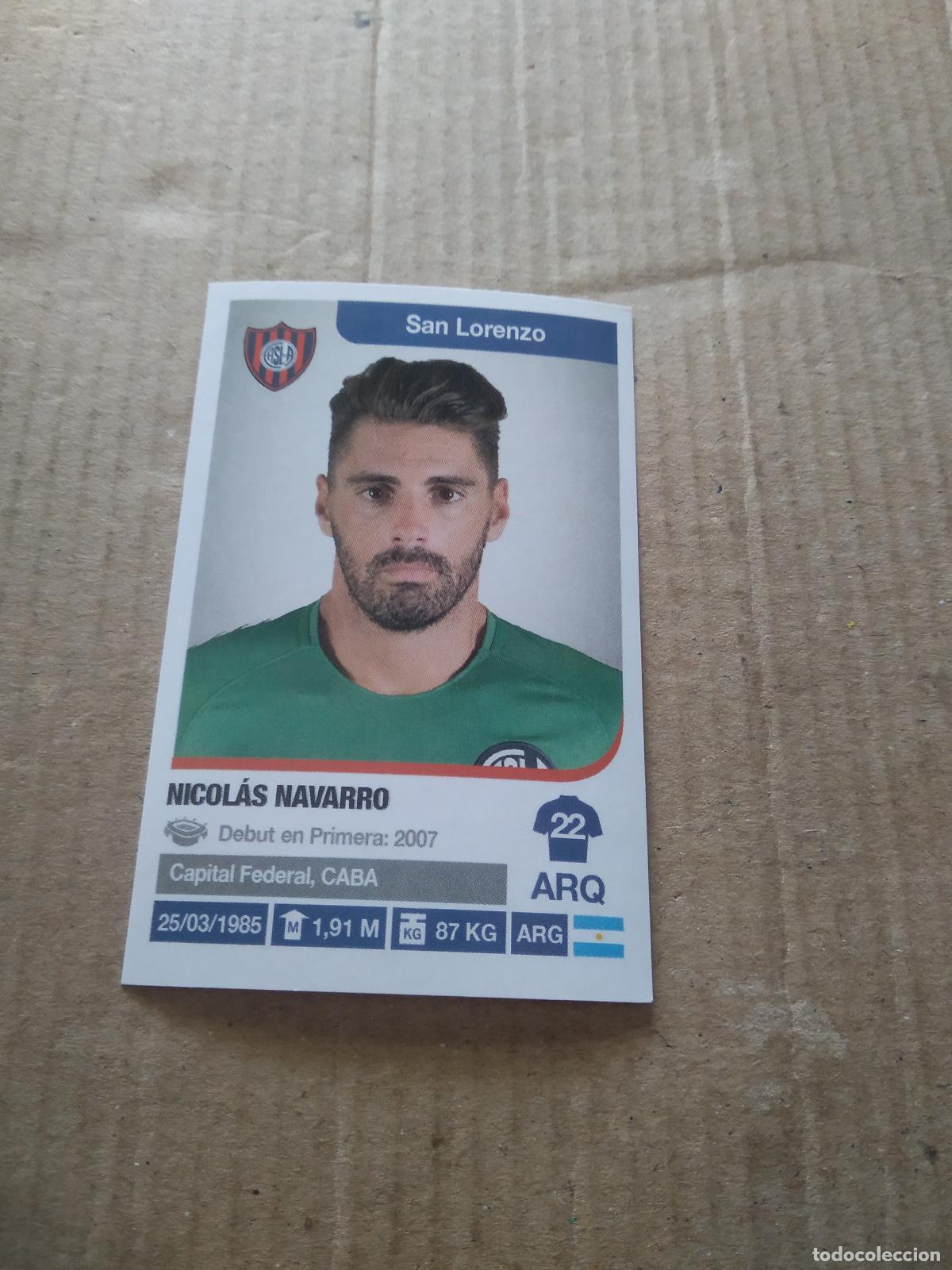 Cromos de F&uacute;tbol: 290 NICOLAS NAVARRO SAN LORENZO CROMO FUTBOL ARGENTINO 18-19 PANINI LIGA ARGENTINA 2018-2019