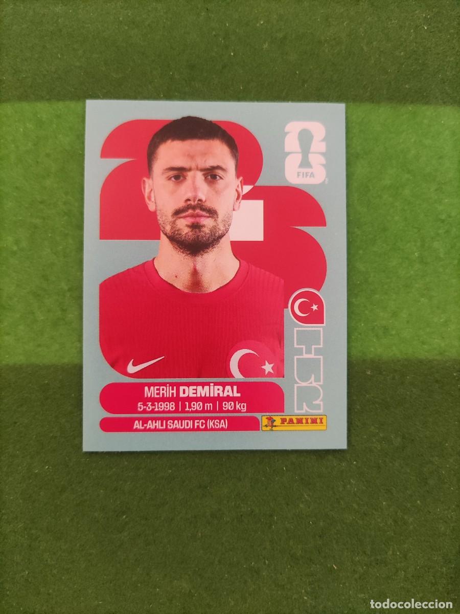 Football Stickers: Demiral Turqu&iacute;a TUR 7 Sticker Mundial 2026 FIFA World Cup / Sin pegar