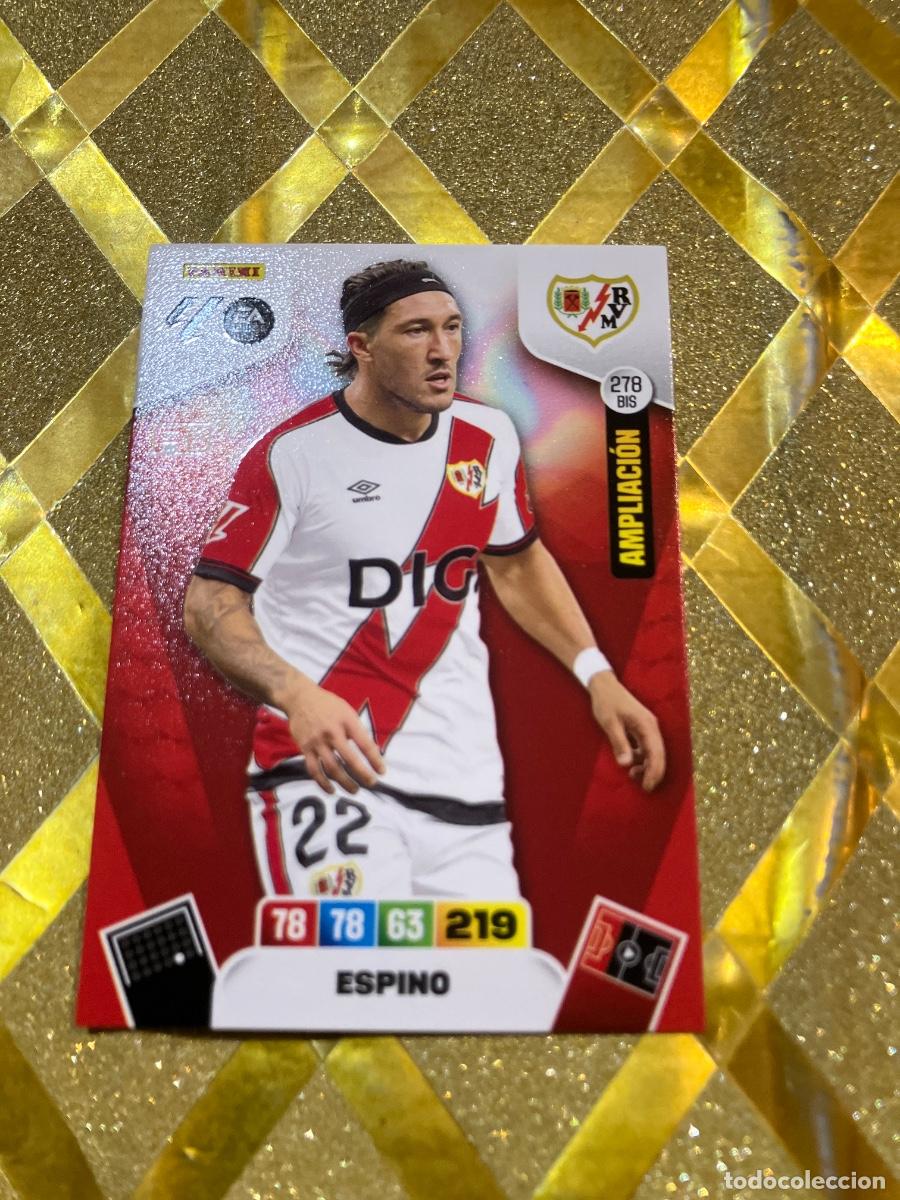 Fu&szlig;ball-Sticker: CROMO DE FUTBOL NUMERO 278 BIS ESPINO RAYO VALLECANO MOMENTUM ORO ADRENALYN 2025 2026 PANINI !