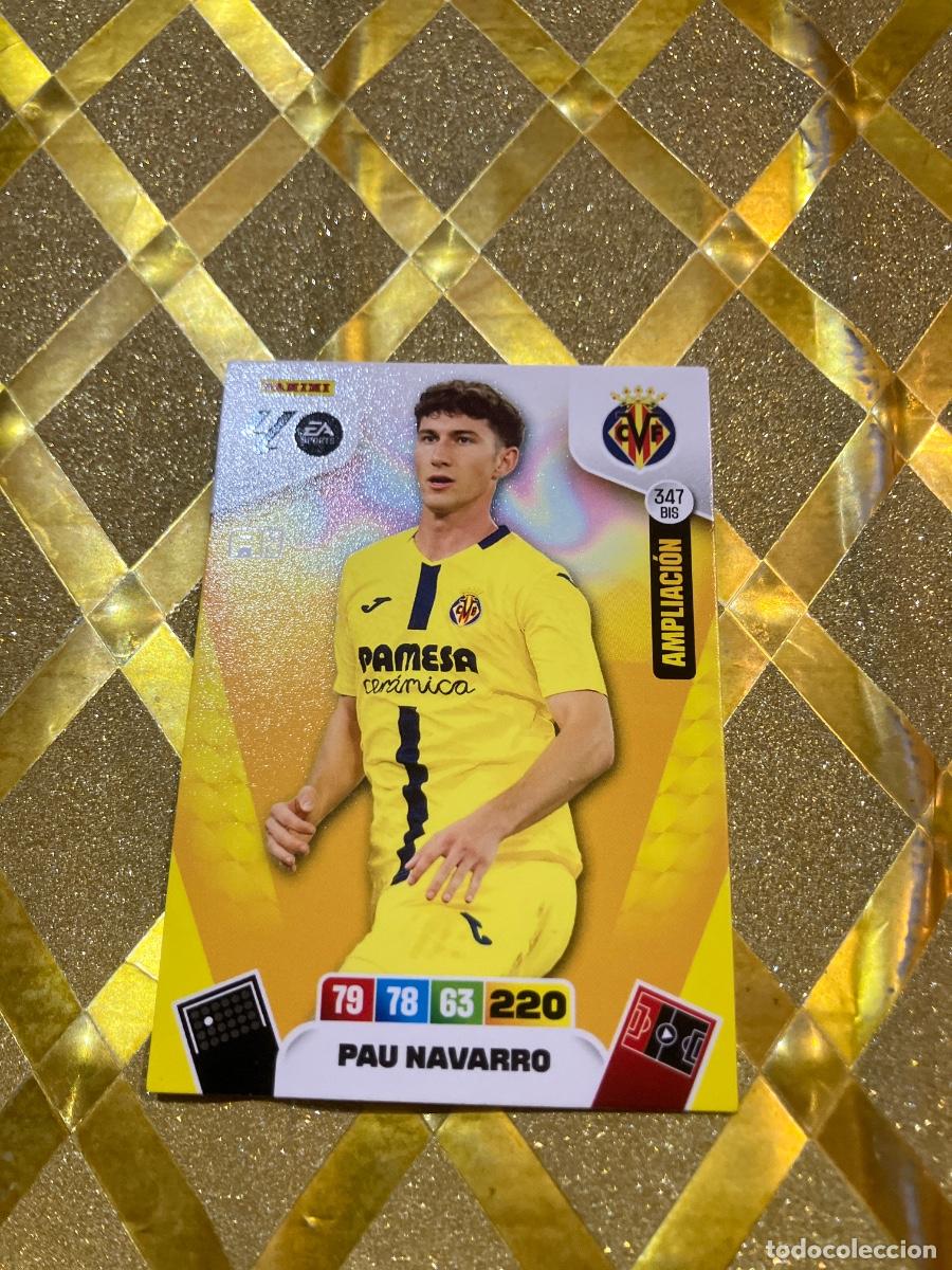 Fu&szlig;ball-Sticker: CROMO DE FUTBOL NUMERO 347 BIS PAU NAVARRO VILLARREAL MOMENTUM ORO ADRENALYN 2025 2026 PANINI !