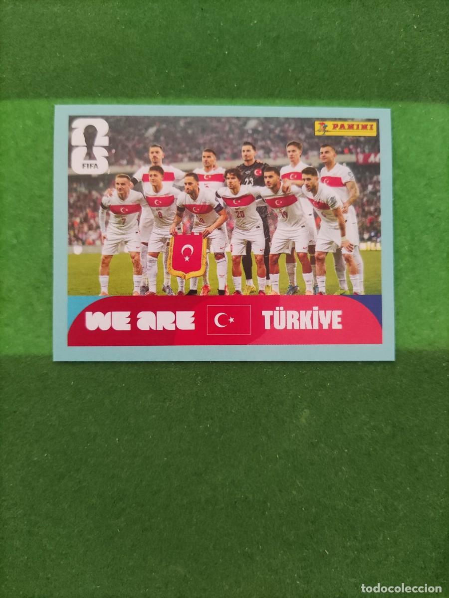 Cromos de F&uacute;tbol: We are Turqu&iacute;a TUR 13 Sticker Mundial 2026 FIFA World Cup / Sin pegar