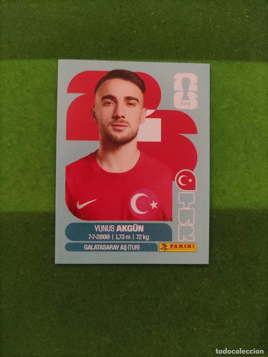 Football Stickers: Akg&uuml;n Turqu&iacute;a TUR 16 Sticker Mundial 2026 FIFA World Cup / Sin pegar