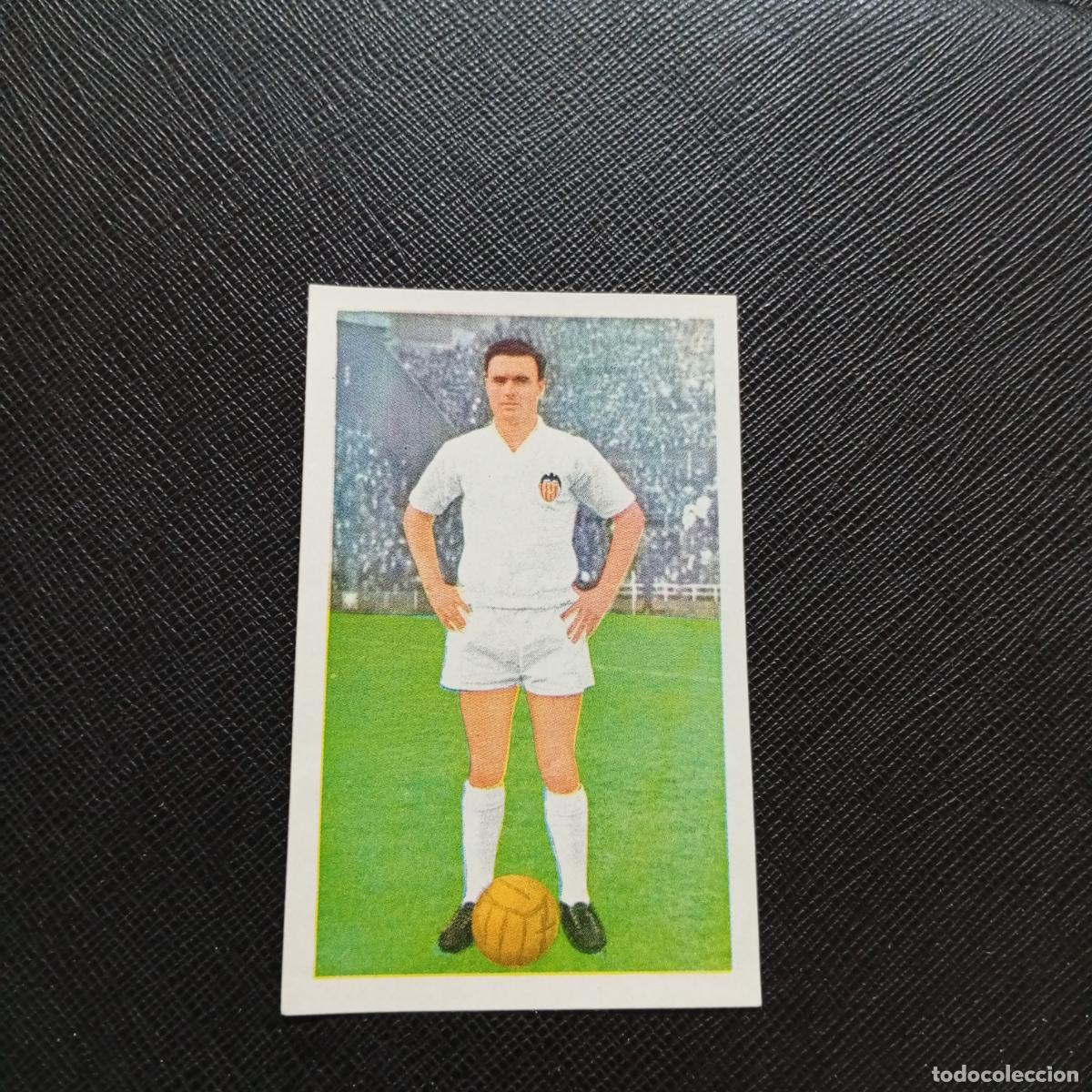 Cromos de F&uacute;tbol: FICHA VALENCIA FERCA 1960 1961 CROMO FUTBOL LIGA 60 61 - SIN PEGAR - A167 PG478