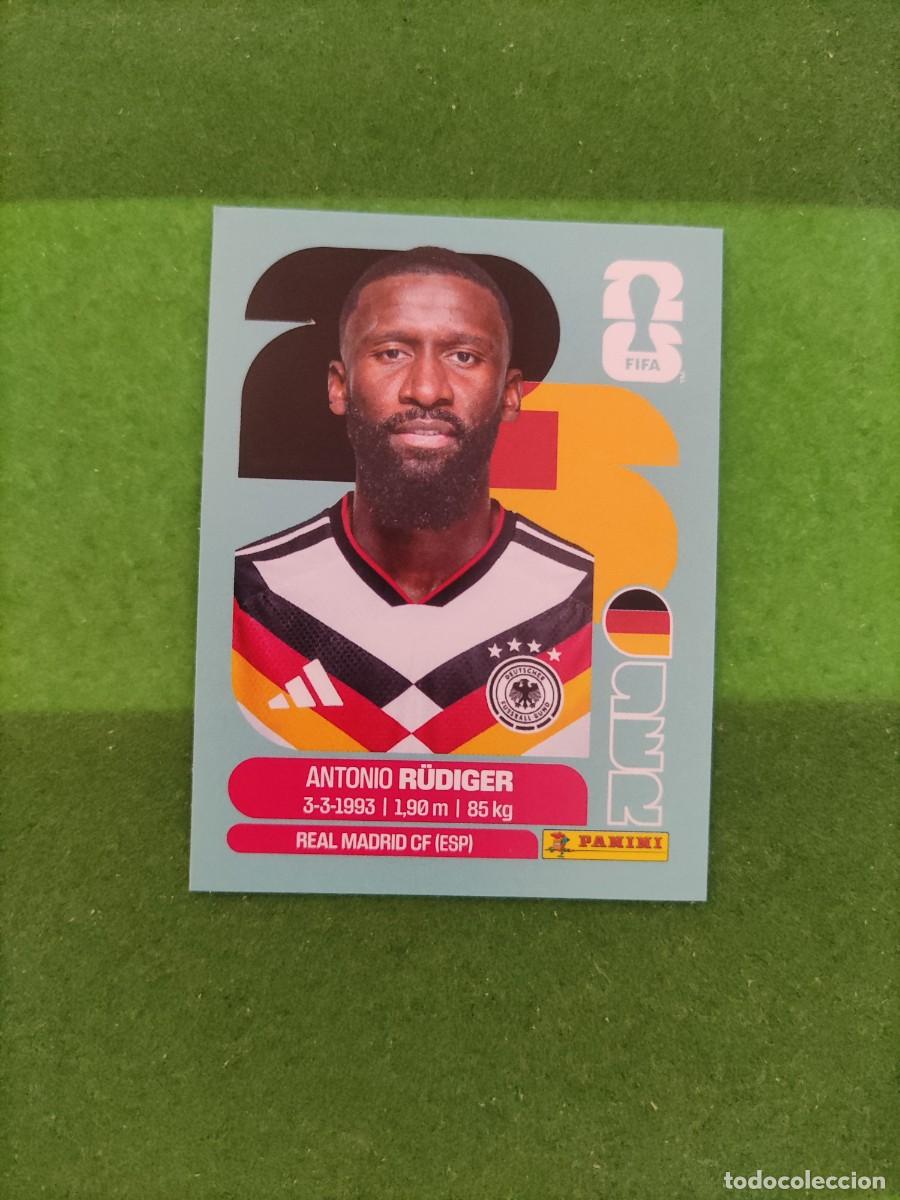 Cromos de F&uacute;tbol: R&uuml;diger Alemania GER 6 Sticker Mundial 2026 FIFA World Cup / Sin pegar