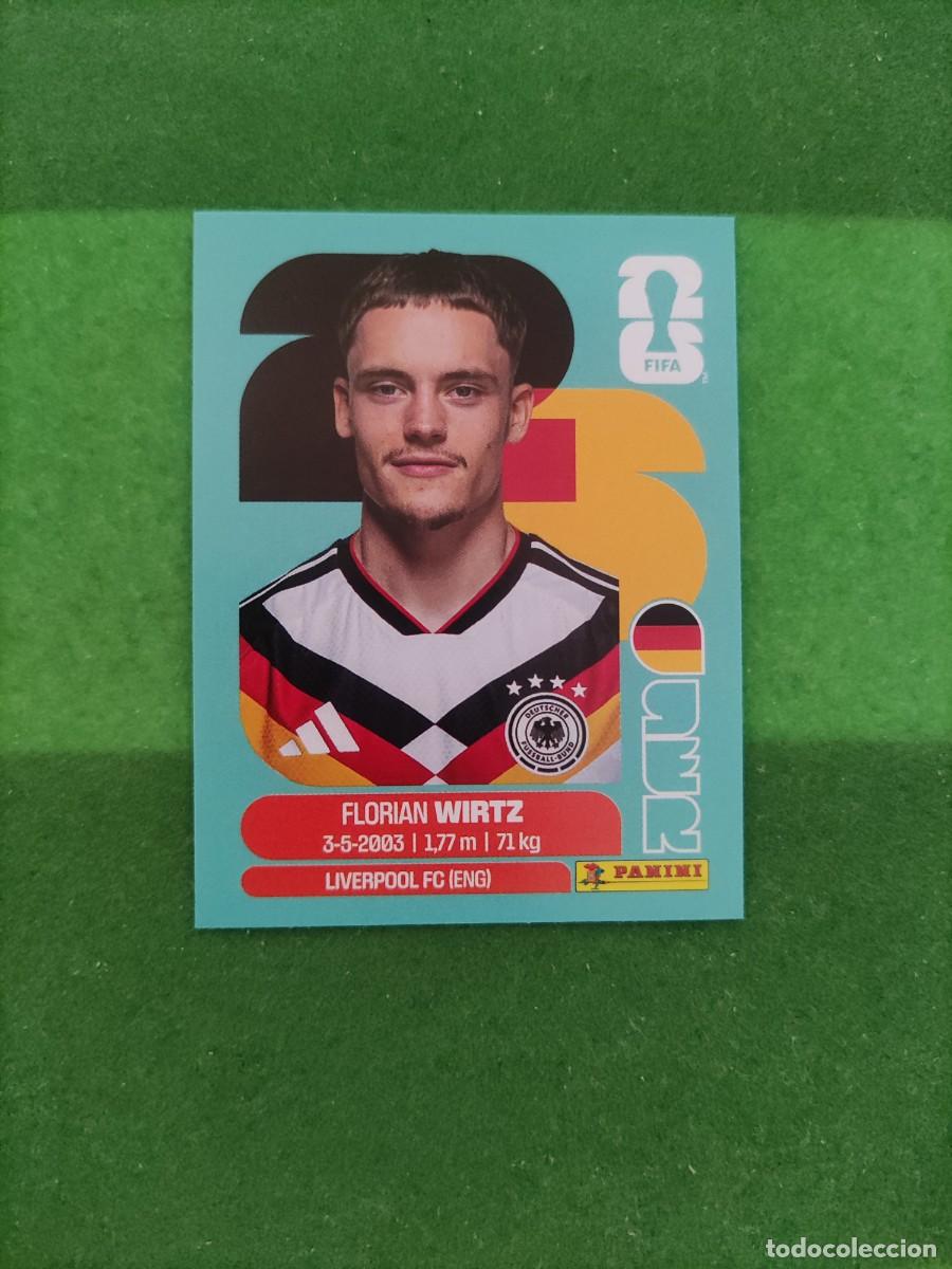 Cromos de F&uacute;tbol: Wirtz Alemania GER 11 Sticker Mundial 2026 FIFA World Cup / Sin pegar