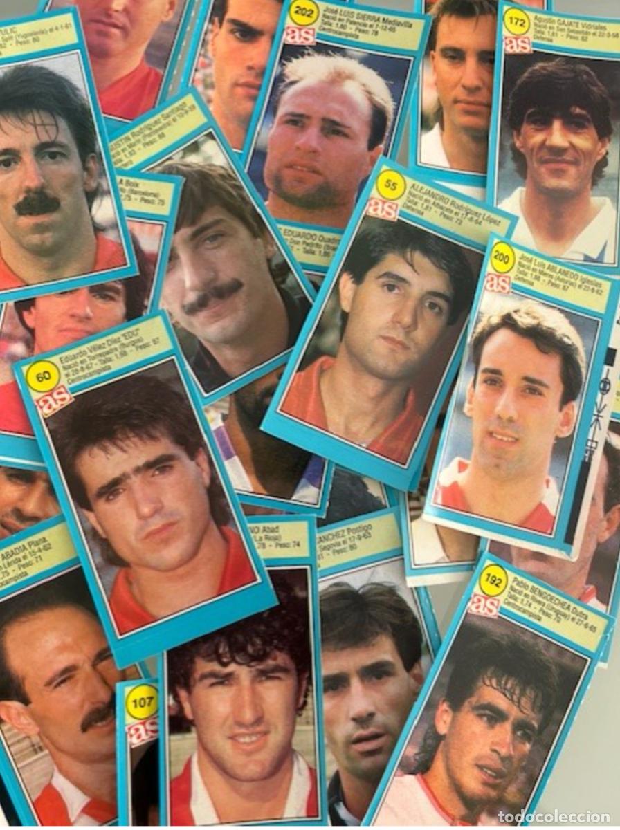 Cromos de F&uacute;tbol: Lote 28 cromos Los Ases de La Liga 1990/91 (Diario As)