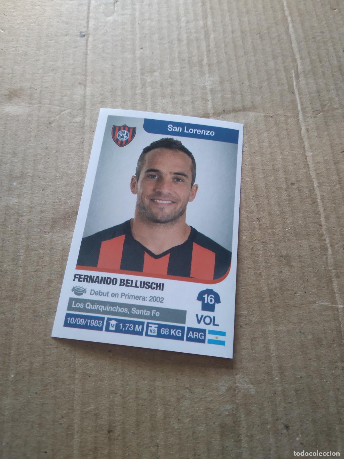 Figurine di Calcio: 298 FERNANDO BELLUSCHI SAN LORENZO CROMO FUTBOL ARGENTINO 18-19 PANINI LIGA ARGENTINA 2018-2019