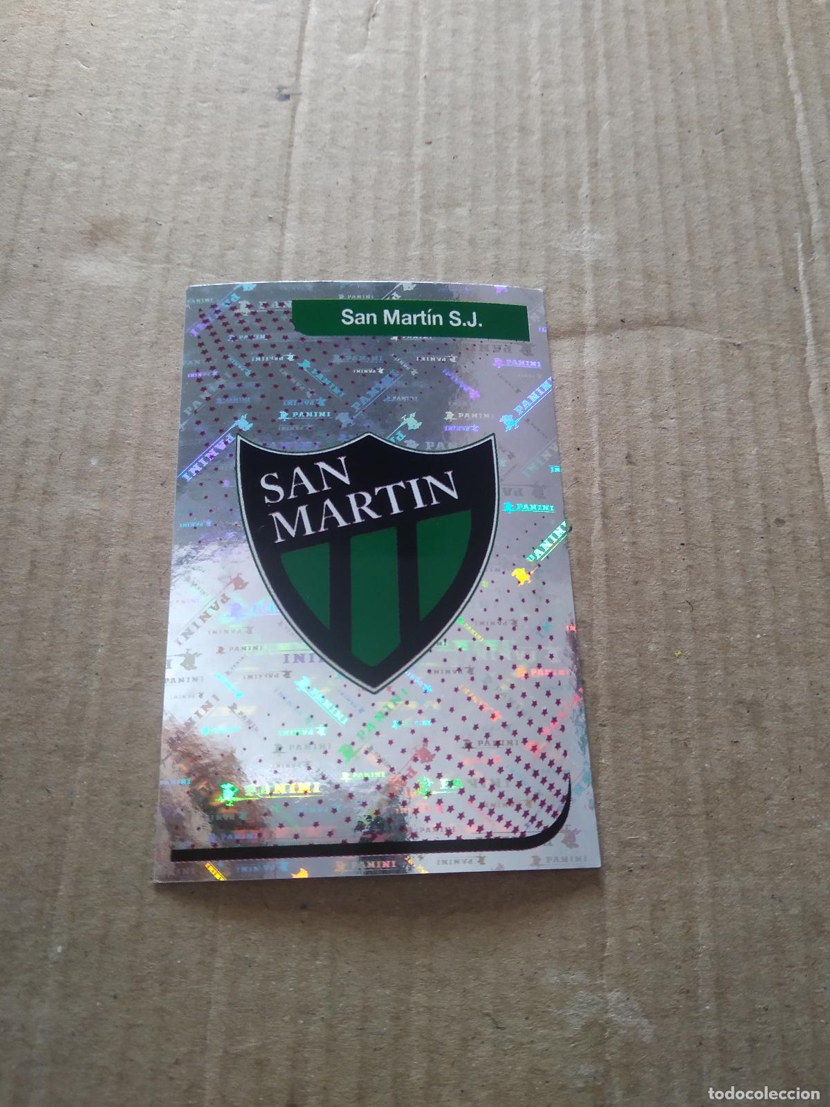 Cromos de F&uacute;tbol: 303 ESCUDO SAN MARTIN CROMO FUTBOL ARGENTINO 18-19 PANINI LIGA ARGENTINA 2018-2019
