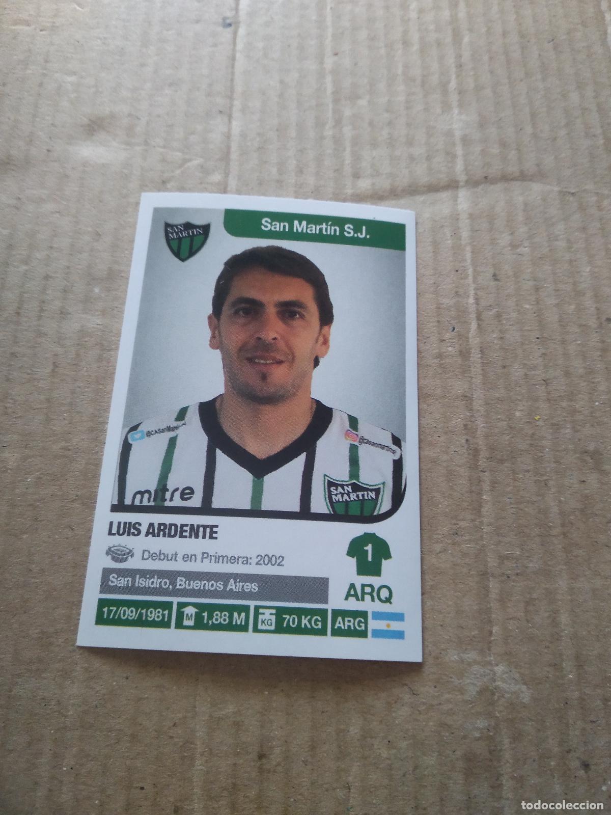 Cromos de F&uacute;tbol: 305 LUIS ARDENTE SAN MARTIN CROMO FUTBOL ARGENTINO 18-19 PANINI LIGA ARGENTINA 2018-2019