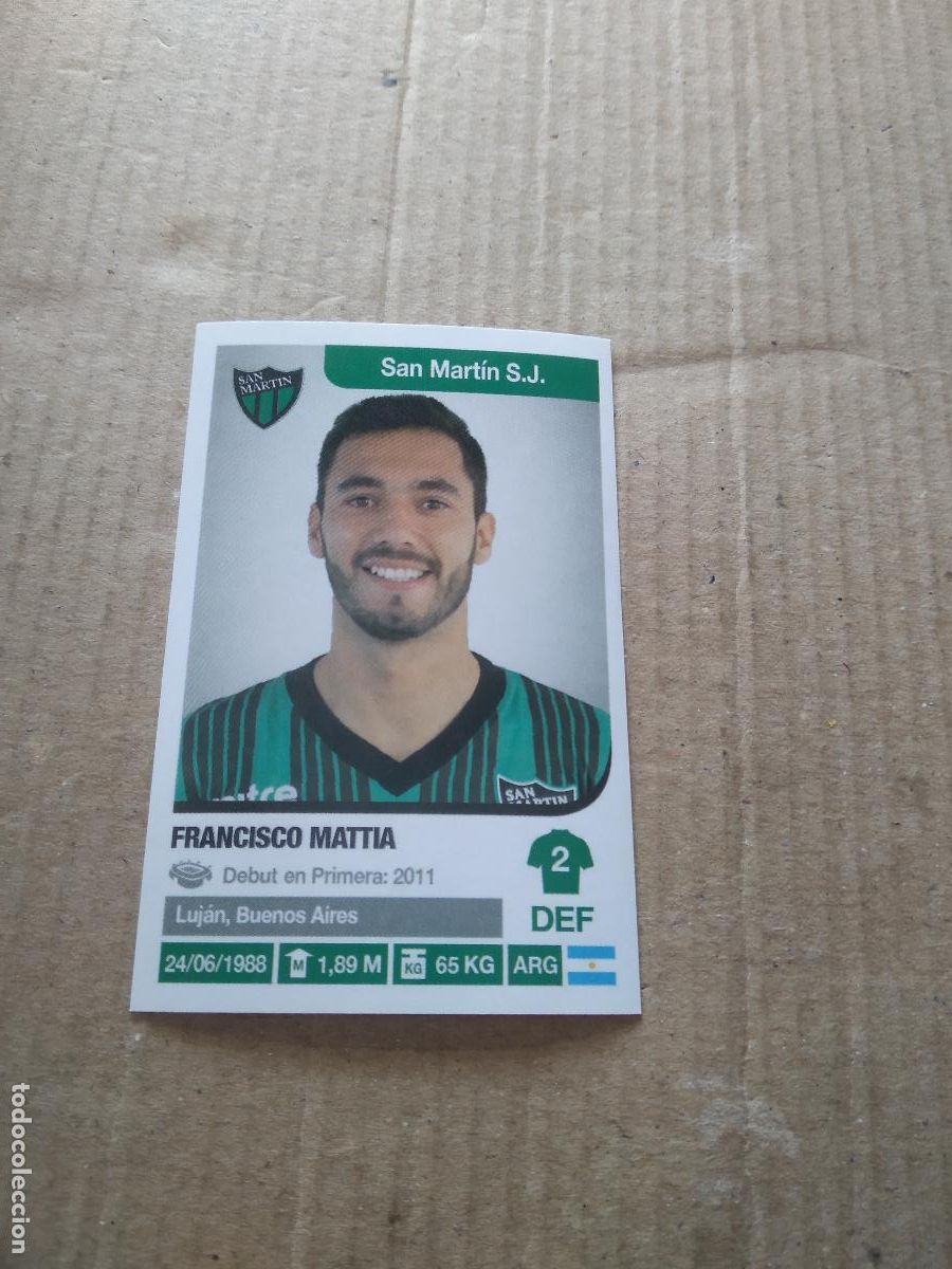 Cromos de F&uacute;tbol: 307 FRANCISCO MATTIA SAN MARTIN CROMO FUTBOL ARGENTINO 18-19 PANINI LIGA ARGENTINA 2018-2019