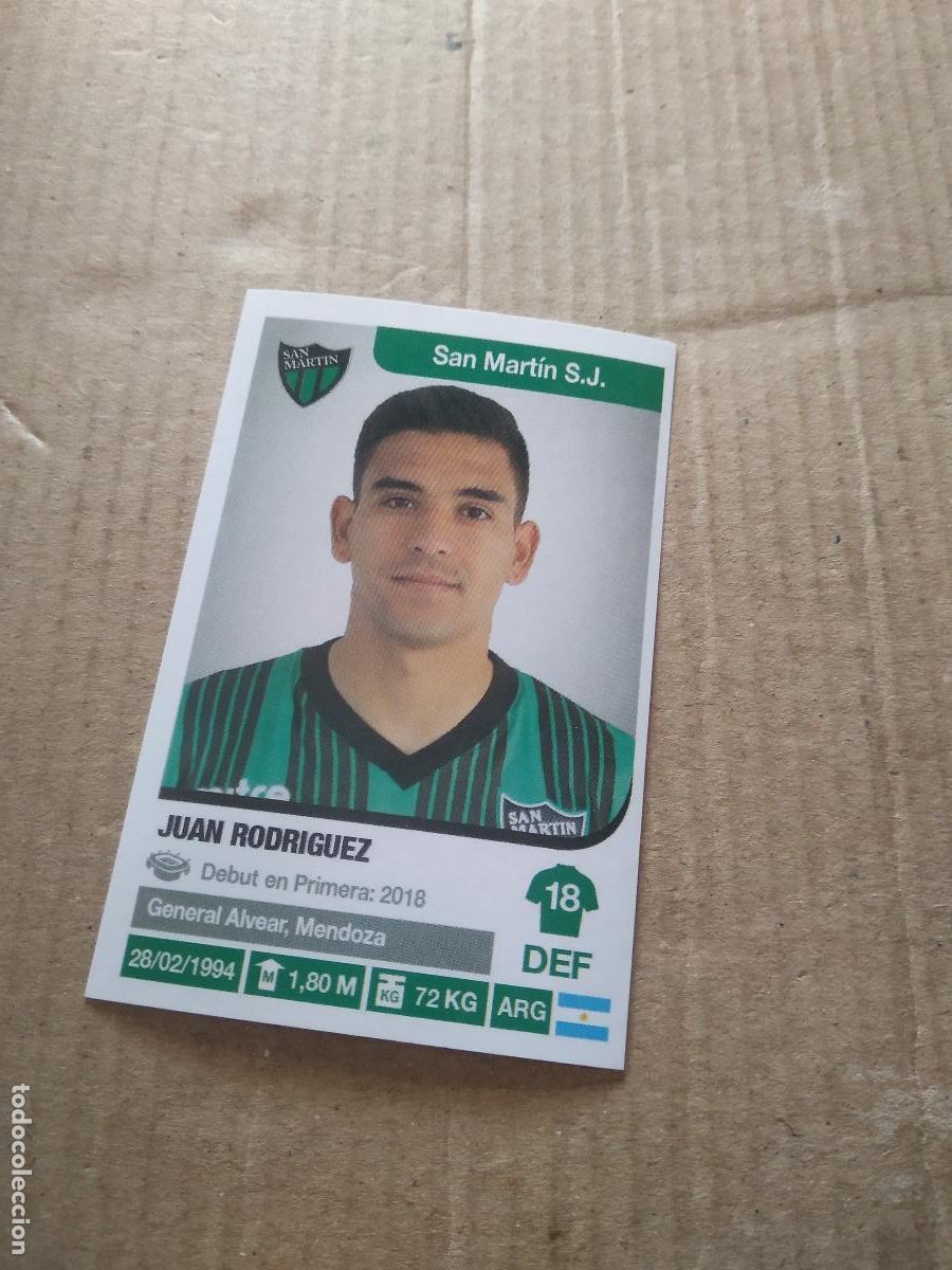 Cromos de F&uacute;tbol: 309 JUAN RODRIGUEZ SAN MARTIN CROMO FUTBOL ARGENTINO 18-19 PANINI LIGA ARGENTINA 2018-2019