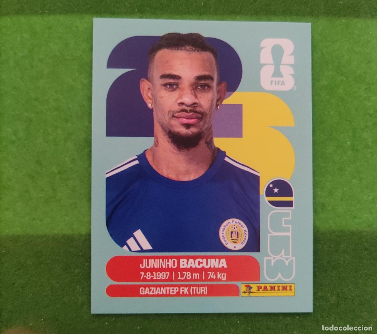 Cromos de F&uacute;tbol: Bacuna Curazao CUW 11 Sticker Mundial 2026 FIFA World Cup / Sin pegar