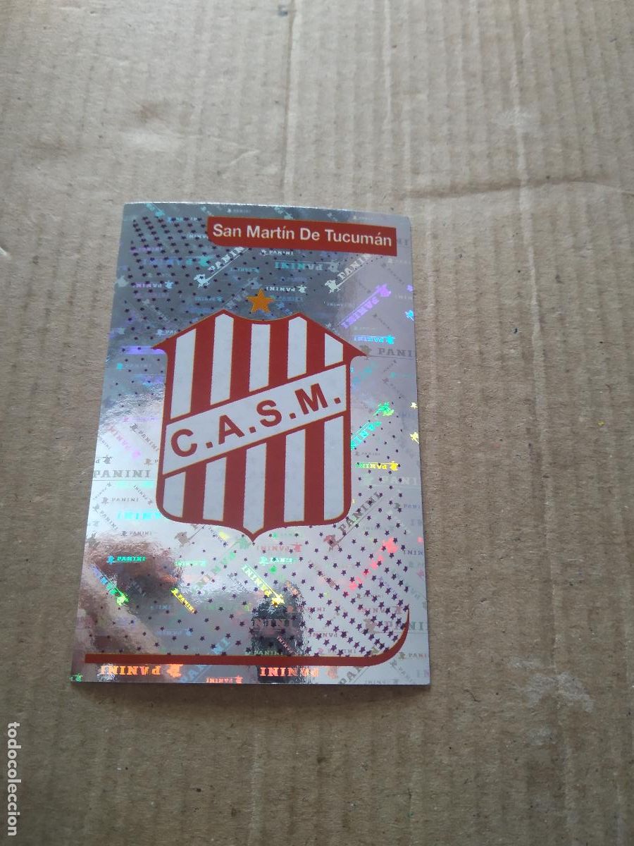 Cromos de F&uacute;tbol: 318 ESCUDO SAN MARTIN DE TUCUMAN CROMO FUTBOL ARGENTINO 18-19 PANINI LIGA ARGENTINA 2018-2019