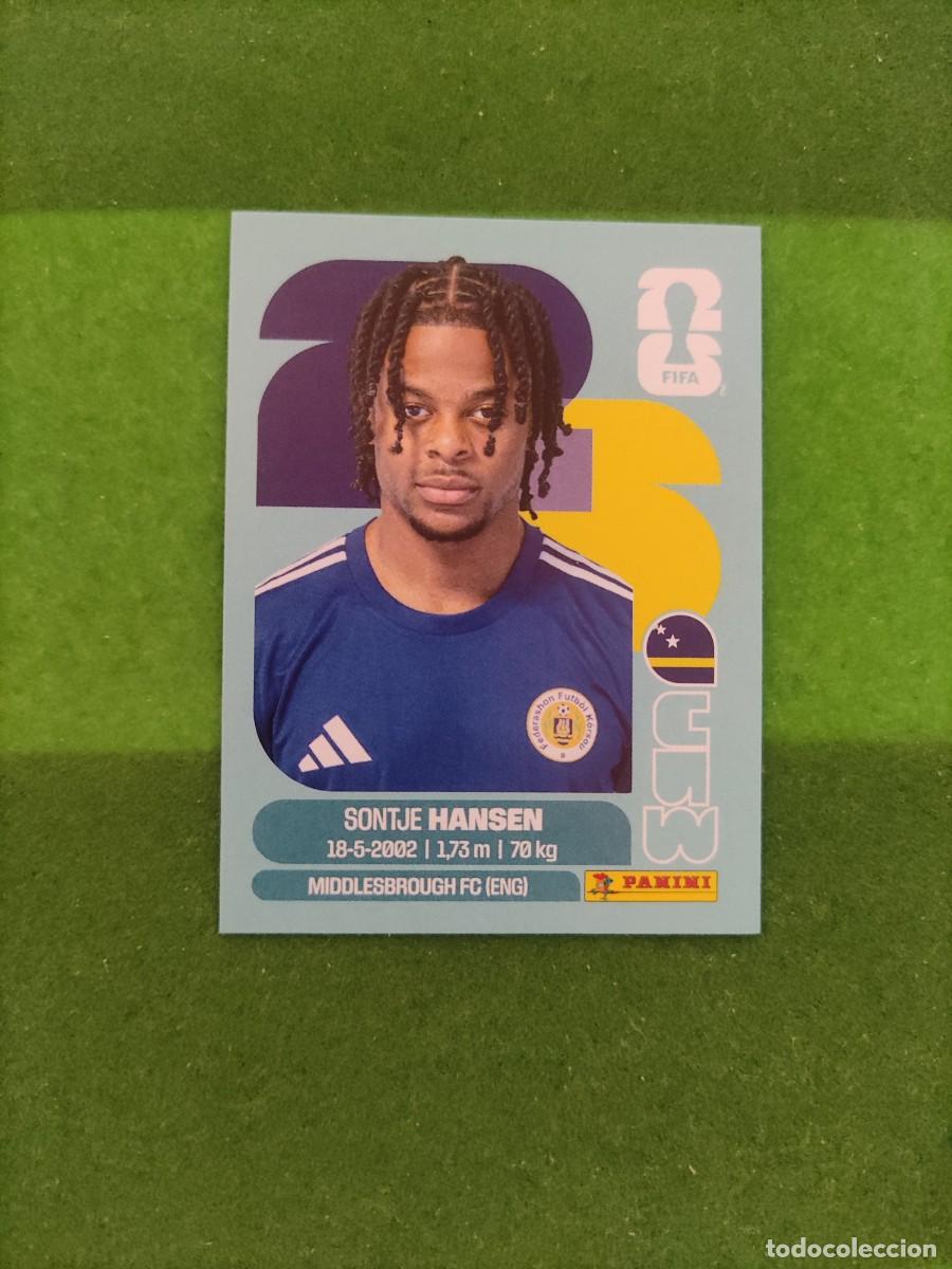 Cromos de F&uacute;tbol: Hansen Curazao CUW 20 Sticker Mundial 2026 FIFA World Cup / Sin pegar