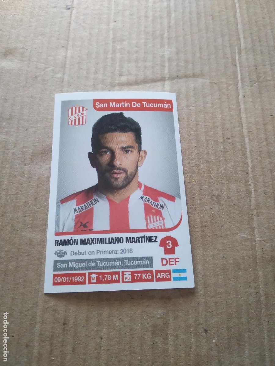 Cromos de F&uacute;tbol: 324 MAXI MARTINEZ SAN MARTIN TUCUMAN CROMO FUTBOL ARGENTINO 18-19 PANINI LIGA ARGENTINA 2018-2019