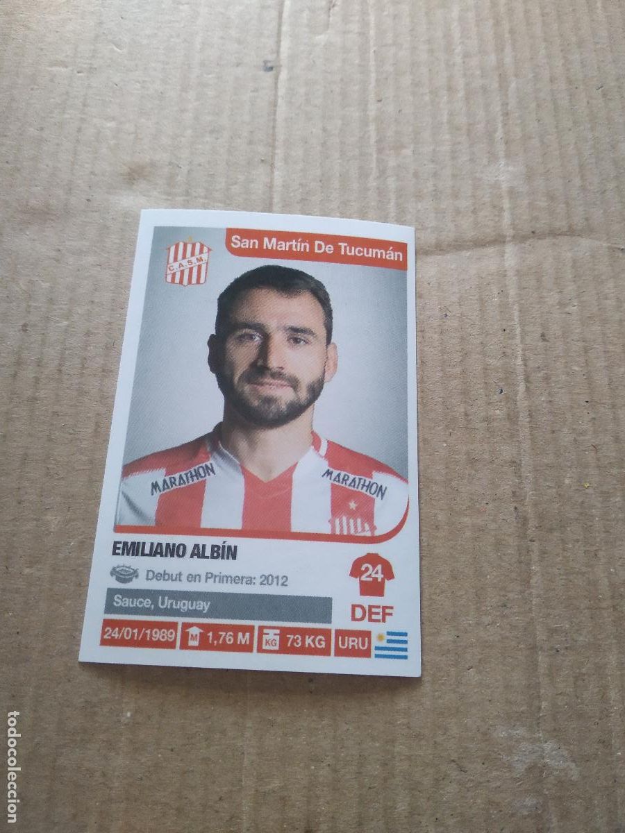 Cromos de F&uacute;tbol: 325 EMILIANO ALBIN SAN MARTIN TUCUMAN CROMO FUTBOL ARGENTINO 18-19 PANINI LIGA ARGENTINA 2018-2019