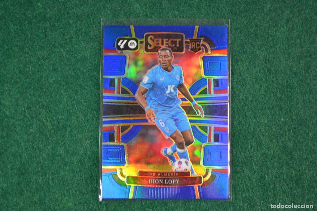 Cromos de F&uacute;tbol: PANINI SELECT LA LIGA 2023-24 - 85 DION LOPY (UD ALMERIA) PARALELA BLUE AZUL