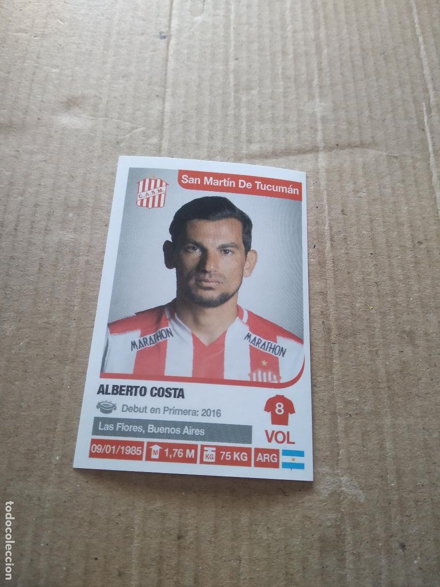 Cromos de F&uacute;tbol: 327 TINO COSTA SAN MARTIN TUCUMAN CROMO FUTBOL ARGENTINO 18-19 PANINI LIGA ARGENTINA 2018-2019