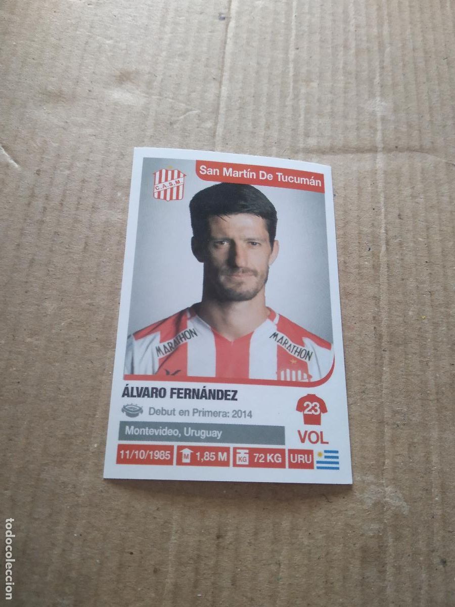 Cromos de F&uacute;tbol: 328 ALVARO FERNANDEZ SAN MARTIN TUCUMAN CROMO FUTBOL ARGENTINO 18-19 PANINI LIGA ARGENTINA 2018-2019