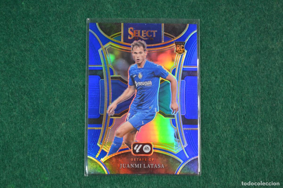 Cromos de F&uacute;tbol: PANINI SELECT LA LIGA 2023-24 - 143 JUANMI LATASA (GETAFE CF) PARALELA BLUE AZUL