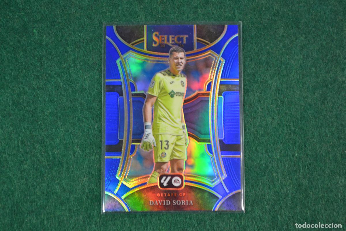 Cromos de F&uacute;tbol: PANINI SELECT LA LIGA 2023-24 - 142 DAVID SORIA (GETAFE CF) PARALELA BLUE AZUL