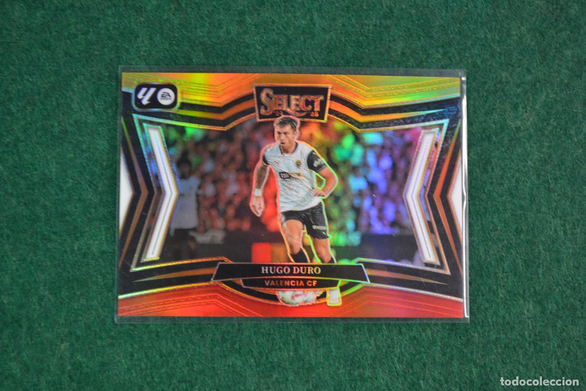 Cromos de F&uacute;tbol: PANINI SELECT LA LIGA 2024-25 - 247 HUGO DURO (VALENCIA CF) PARALELA TRICOLOR