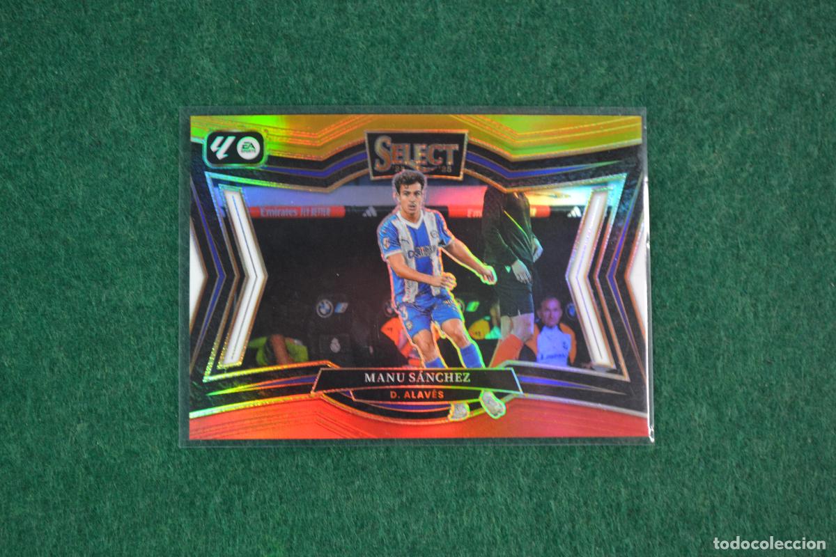 Cromos de F&uacute;tbol: PANINI SELECT LA LIGA 2024-25 - 212 MANU SANCHEZ (ALAVES) PARALELA TRICOLOR
