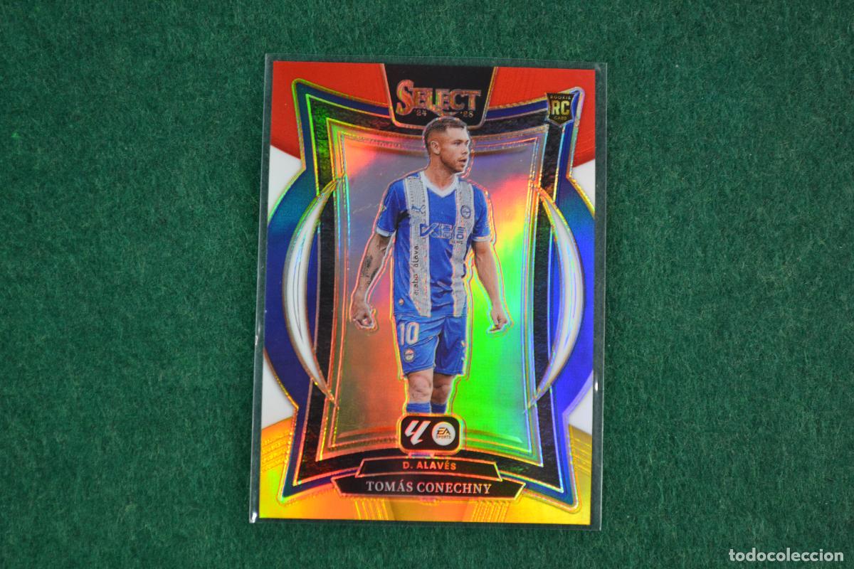Cromos de F&uacute;tbol: PANINI SELECT LA LIGA 2024-25 - 72 TOMAS CONECHNY (ALAVES) PARALELA TRICOLOR