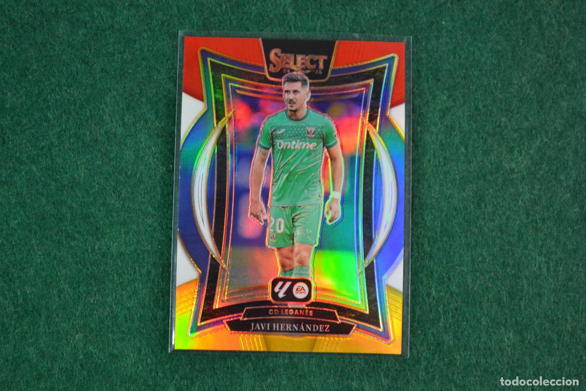 Cromos de F&uacute;tbol: PANINI SELECT LA LIGA 2024-25 - 14 JAVI HERNANDEZ (CD LEGANES) PARALELA TRICOLOR