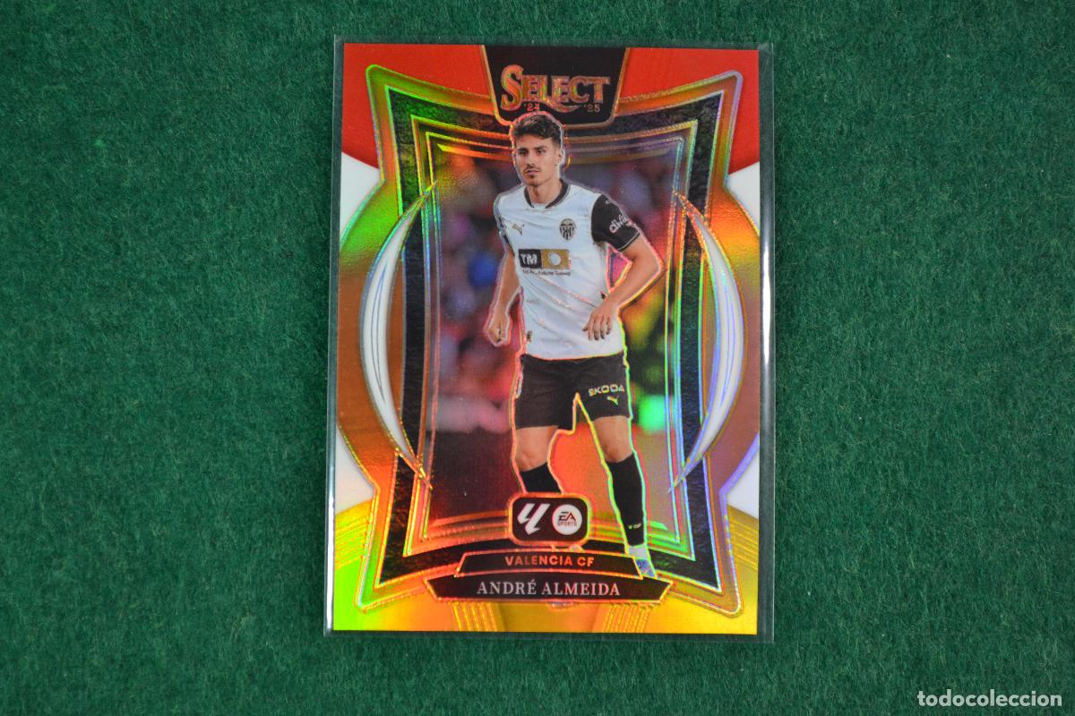 Cromos de F&uacute;tbol: PANINI SELECT LA LIGA 2024-25 - 4 ANDRE ALMEIDA (VALENCIA CF) PARALELA TRICOLOR