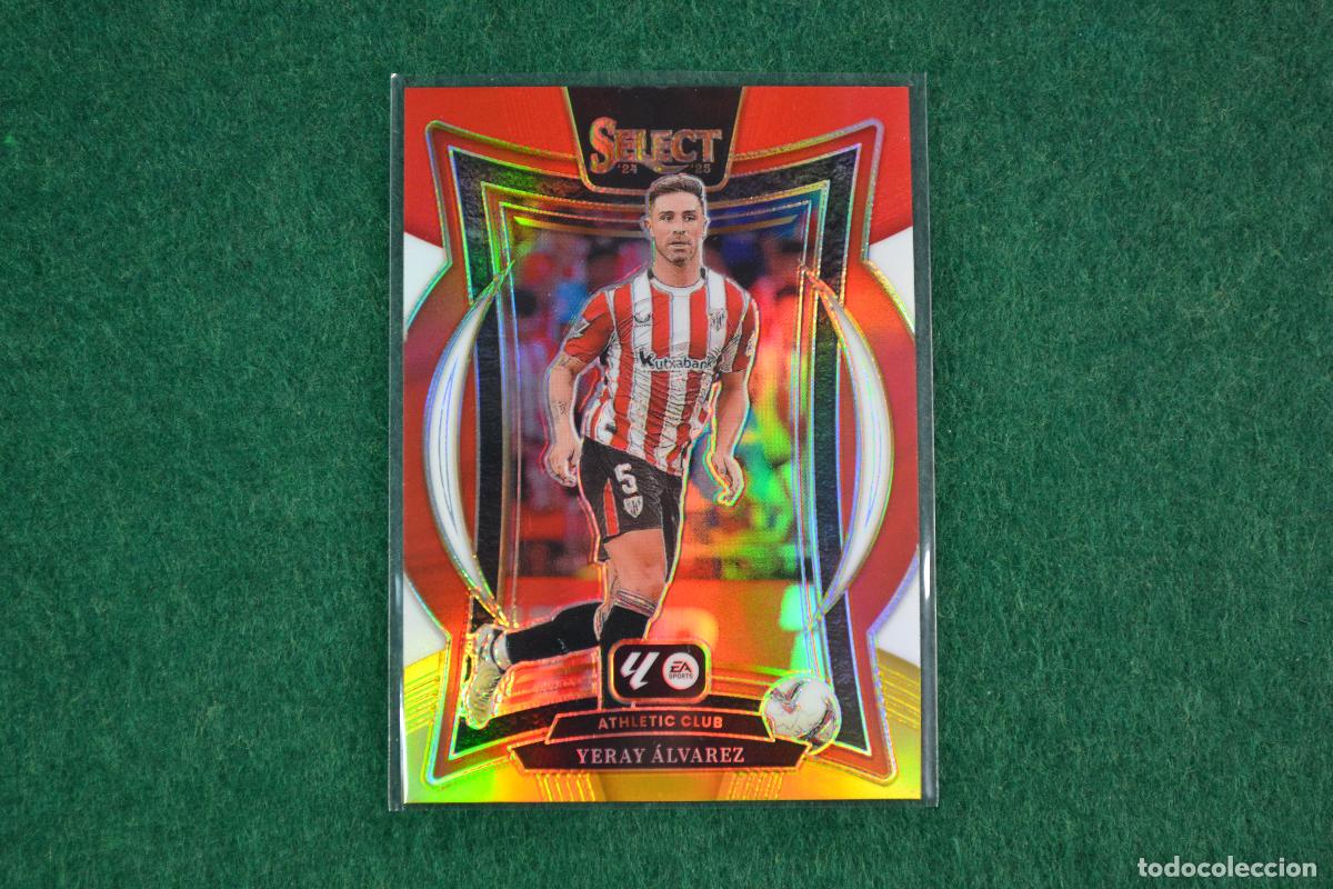 Cromos de F&uacute;tbol: PANINI SELECT LA LIGA 2024-25 - 69 YERAY ALVAREZ (ATHLETIC DE BILBAO) PARALELA TRICOLOR