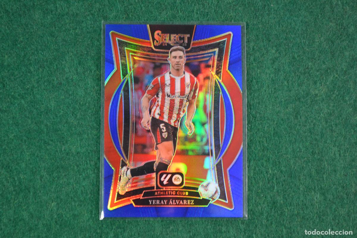 Cromos de F&uacute;tbol: PANINI SELECT LA LIGA 2024-25 - 69 YERAY ALVAREZ (ATHLETIC DE BILBAO) PARALELA AZUL BLUE