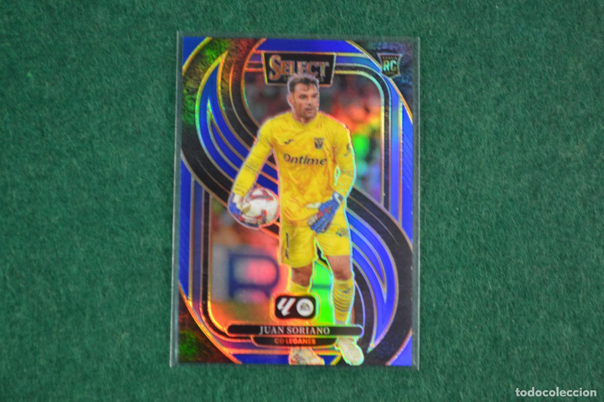 Cromos de F&uacute;tbol: PANINI SELECT LA LIGA 2024-25 - 108 JUAN SORIANO (CD LEGANES) PARALELA AZUL BLUE