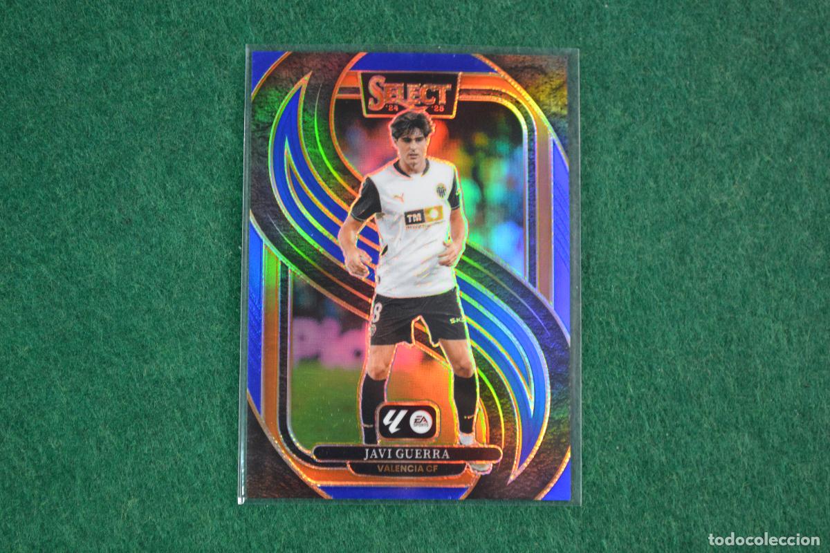 Cromos de F&uacute;tbol: PANINI SELECT LA LIGA 2024-25 - 103 JAVI GUERRA (VALENCIA CF) PARALELA AZUL BLUE