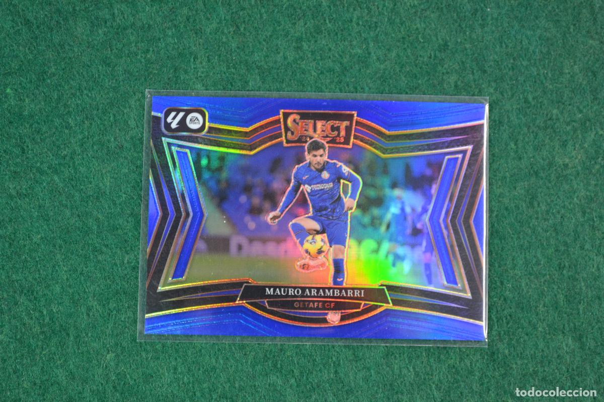 Cromos de F&uacute;tbol: PANINI SELECT LA LIGA 2024-25 - 219 MAURO ARAMBARRI (GETAFE CF) PARALELA AZUL BLUE
