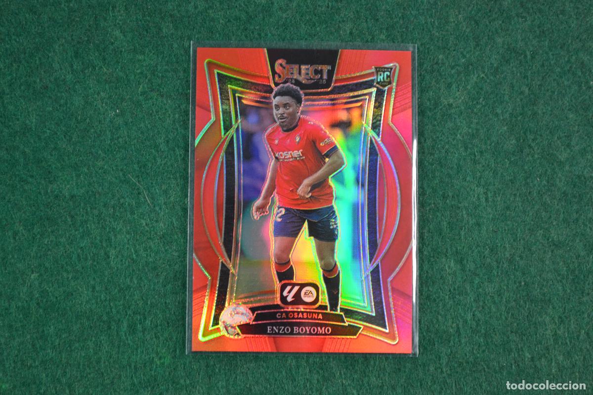 Cromos de F&uacute;tbol: PANINI SELECT LA LIGA 2024-25 - 61 ENZO BOYOMO (OSASUNA) PARALELA RED