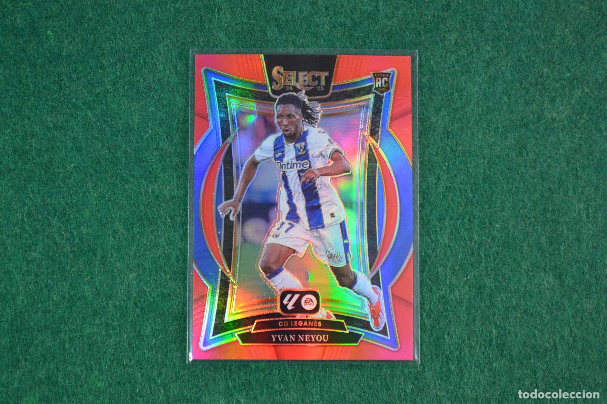 Cromos de F&uacute;tbol: PANINI SELECT LA LIGA 2024-25 - 11 YVAN NEYOU (CD LEGANES) PARALELA RED