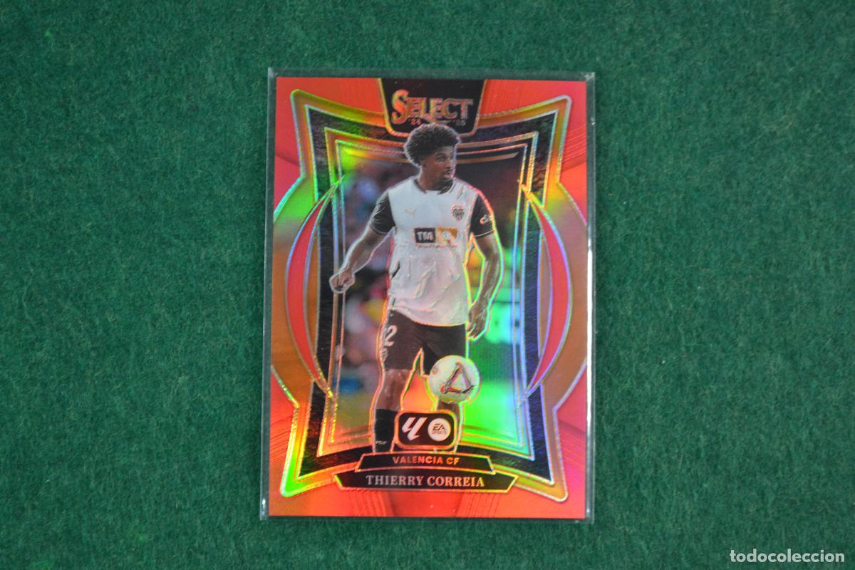 Cromos de F&uacute;tbol: PANINI SELECT LA LIGA 2024-25 - 5 THIERRY CORREIA (VALENCIA CF) PARALELA RED