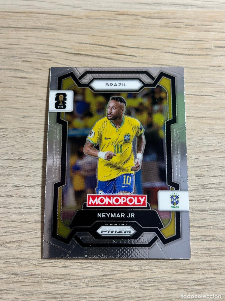 Cromos de F&uacute;tbol: NEYMAR JR. 15 BRASIL WORLD CUP 2026 PANINI PRIZM MONOPOLY