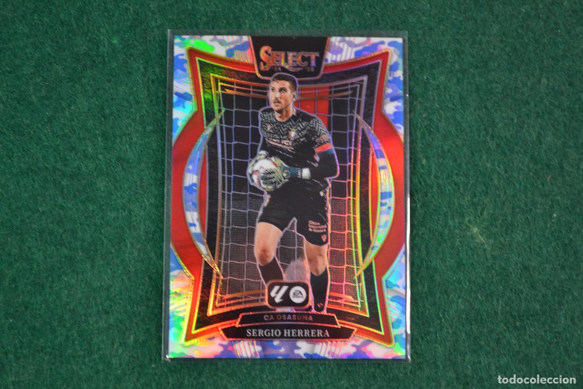 Cromos de F&uacute;tbol: PANINI SELECT LA LIGA 2024-25 - 65 SERGIO HERRERA (OSASUNA) PARALELA WINTER CAMO NUMERADA 08/30