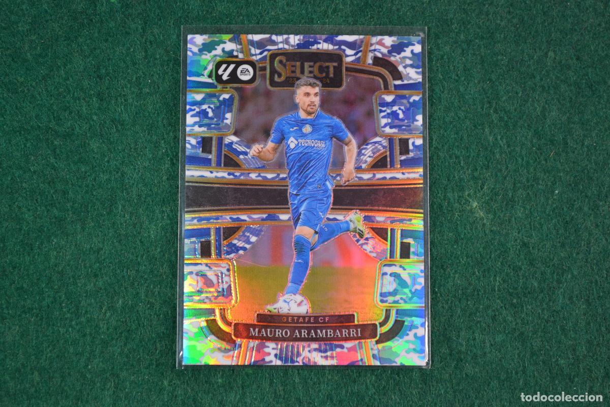 Cromos de F&uacute;tbol: PANINI SELECT LA LIGA 2024-25 - 35 MAURO ARAMBARRI (GETAFE CF) PARALELA WINTER CAMO NUMERADA 65/99